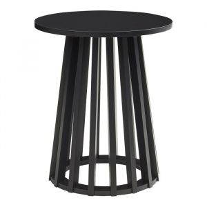 Table d'appoint Buzzard 40 x 48 cm noir [en.casa]