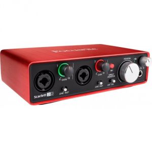 Focusrite Scarlett2 2i2 - Interface audionumérique USB Scarlett 2nd Generation
