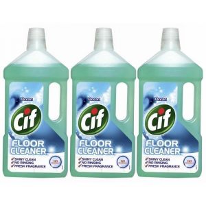 Cif No Residues Floor Cleaner Ocean 3 Pack of 950ml