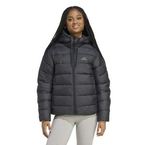 Adidas Doudoune &agrave; capuche femme Essentials Climawarm 3 stripes