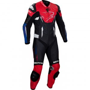 Bering Combinaison 1 pi&egrave;ce ULTIMAT-R noir/bleu/blanc/rouge - 4XL