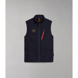 Napapijri Gilet Rionapo bleu marine orange - M