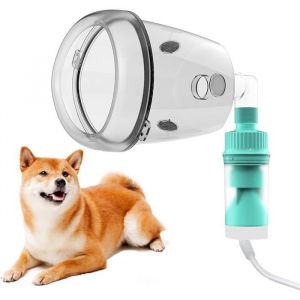 Masque dInhalation pour Chiens Grands avec Godet N&eacute;buliseur Masque Oxyg&egrave;ne (M) - N&eacute;buliseur Non Inclus