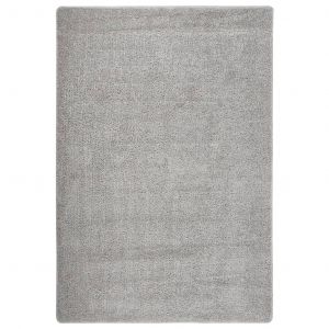 VidaXL Tapis shaggy antidérapant Gris clair 120x170 cm
