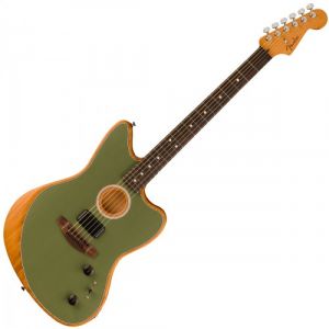 Fender ACOUSTASONIC PLAYER JAZZMASTER ANTIQUE OLIVE