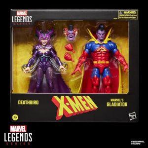 Image de Marvel Legends Series X-Men Deathbird et Marvel’s Gladiator, Pack de 2 Figurines