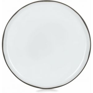 Revol Assiette plate 26cm Caractère blanc cumulus