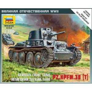 Zvezda Maquette Char allemand 38T - Echelle 1:100