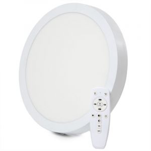Plafonnier Led 24w 2 400lm Télécommande (Intensité-Cct) 40 000h [Ho-Pf-24w-Rc]