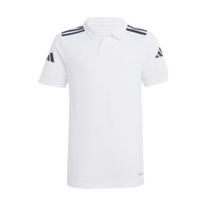 Adidas Mixte Enfant SQUADRA25 Cotton Polo Kids, White/Black, 9-10 Years