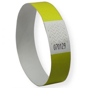 Avery-Zweckform Bracelets - Tyvek Jaune Fluo - Indéchirables - Résistants à leau - Pack de 500