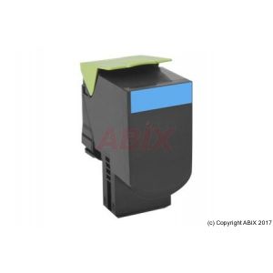 Lexmark 702XCE - à rendement extrêmement élevé - cyan - originale - cartouche de toner - Entreprise
