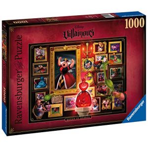 Ravensburger Puzzle 1000 pièces-La Reine de cœur (Collection Disney Villainous) Adulte, 4005556150267