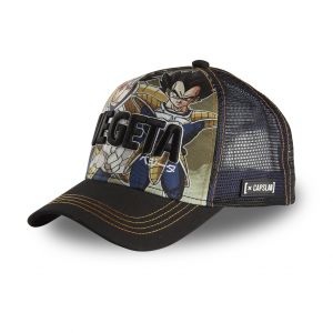 Freegun Casquette Capslab Dragon Ball Z 4 Vegeta Noir TU