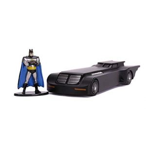Jada BATMAN Toys The Animated Series Hollywood Rides Diecast Model 1/32 Batmobile with Fig