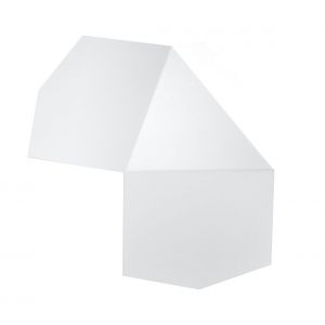 L inaire Center Applique murale TRE acier blanc 2 ampoules