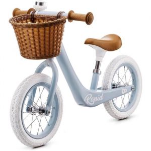 Kinderkraft Vélo draisienne Rapid avec panier blue breeze