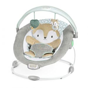 Image de Ingenuity Transat InLighten Bouncer Kitt le renard, Arche de jeux lumineuse, Traversin amovible, 2 positions d'inclinaison - A partir de la naissance jusqu'à 6 mois ou 9kgs