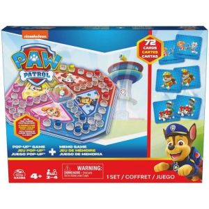 Spin Master Games - Paw Patrol - Jeu Pop-up et mémoire - Jouets pour Enfants d'âge préscolaire