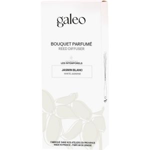 Galeo Bouquet parfumé rechargeable jasmin blanc - Bouquet parfumé 100ml