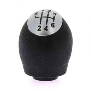 Pommeau de vitesse 6 vitesses compatible Renault Kangoo / M&eacute;gane 3 / Sc&eacute;nic 3 &ndash; OEM 328650047R / 328650024R