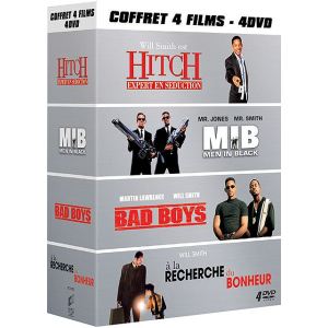 Image de Coffret Will Smith - Hitch + Men In Black + Bad Boys + À la recherche du bonheur