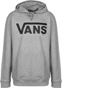 Vans Sweat À Capuche Classic (concrete Heather-black) Homme Gris, Taille XL