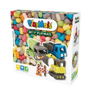 PlayMais Basic Mon Premier Set de Construction Chantier pour Filles et gar&ccedil;ons &agrave; partir de 3 Ans I Set de Bricolage avec 650 pi&egrave;ces, Accessoires et Instructions I Cr&eacute;ativit&eacute; et motricit&eacute; Fine