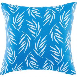 Febronie - Housse de coussin d'extérieur Foliage bleue - 50x50 cm