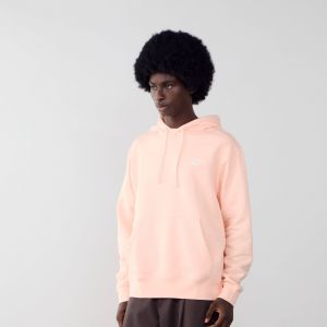 Nike Hoodie Club Small Logo Rose/blanc