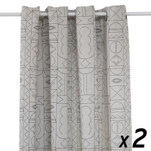 Tendance Set Poubelle à pédale 3L et Brosse WC en Métal Terracotta et Bambou