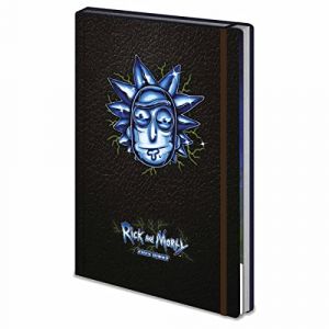Rick and Morty Agenda 2023, couverture rigide, planificateur hebdomadaire au format A5 (design Cybernetices) – Produit officiel