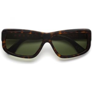 MARNI Unisex Annapuma Circuit 3627 L3U Lunettes de soleil Acétate Havane Vert Carré Normale