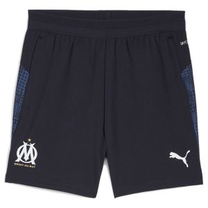 Puma Om Training Shorts W/pocket Jr New Navy White, pointure 152 cm - ['Bleu'] - Taille 152 cm