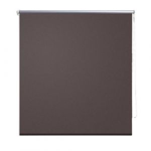 Image de Store enrouleur marron occultant 100 x 230 cm fenêtre rideau pare vue volet roulant 4102049