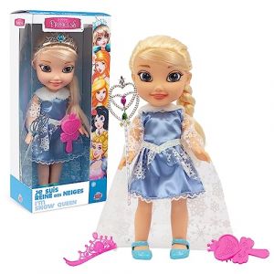 Giochi Preziosi FAIRYTALE PRINCESS, Poupée 35 cm, avec Tenue de Princesse et Accessoires, Modèle Reine des Neiges, Jouets pour Enfants à partir de 3 Ans, FAT011