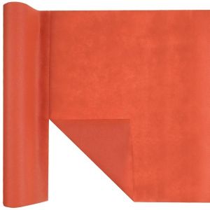 Ruedelafete Chemin de table Harmony 3 EN 1 prédécoupé 4m80, Terracotta