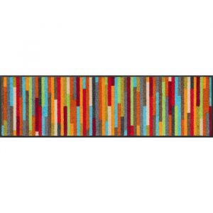 Wash+Dry Paillasson, Mikado Stripes 35x120cm, intérieur et extérieur, Lavable