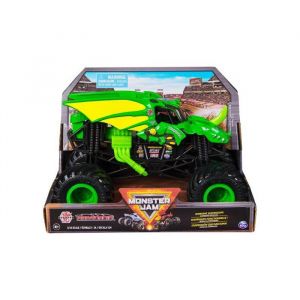 Pour monster jam g&eacute;ant : bakugan dragonoid - voiture verte 19x13cm (lxl) - set v&eacute;hicule miniature 1:24 + 1 carte tigre