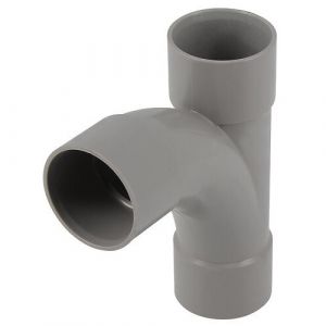 GIRPI 10 X T&eacute; pied de biche PVC 87&deg;30 FF - diam&egrave;tre 40 - PB40FF G