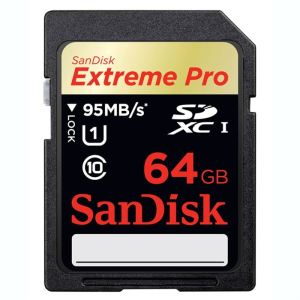 Sandisk SDSDXPA-064G-X46 - Carte mémoire SDXC Extreme Pro UHS-I 64 Go classe 10