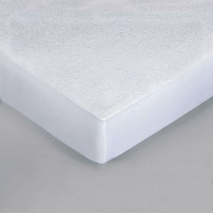 Protège matelas bébé molleton imperméable Bi Ome Blanc Taille 60x120 cm;70x140 cm