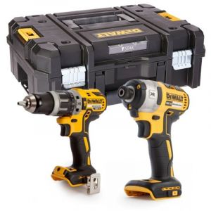 Dewalt DCK266NT Perceuse visseuse à percussion (DCD796) Visseuse à chocs (DCF887) - (sans batterie ni chargeur) en tstak
