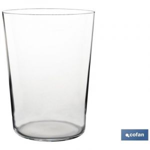 Lot de verres &agrave; cidre fin en cristal de 50cl. COFAN 40011056