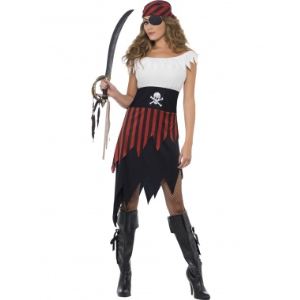 Déguisement pirate robe dentelée (taille 40-42)