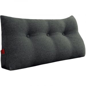 Vercart - Coussin de Lecture, Oreiller Traversin Soutien Dorsal, Triangulaire Coussin à Coins, Gros Coussin Canapé, Coussin tête de Lit Dossier,