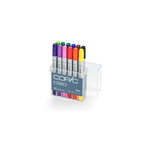 Copic Marqueurs Ciao Pochette de 12 couleurs spécial manga (Import Royaume Uni)