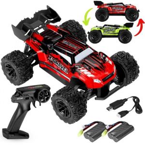 Overmax Voiture téléguidée X-Gravel 2,4 GHz, 1:20, Jusqu’à 20 km/h, Voiture Tout Terrain, Propulsion, intérieur/extérieur, 2 carrosseries, dès 8 Ans