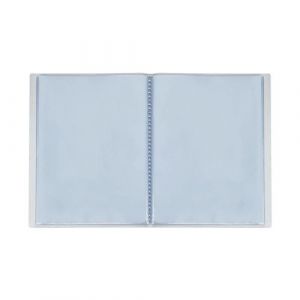 Favorit Porte-documents avec pochettes fixes et poche frontale personnalisable pour feuilles 80 enveloppes, 22 x 30 cm, transparent