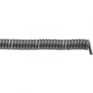 Lappkabel Câble spiralé SPIRAL H07BQ-F 70002754 500 mm / 1500 mm 4 x 1.50 mm² noir 1 pièce